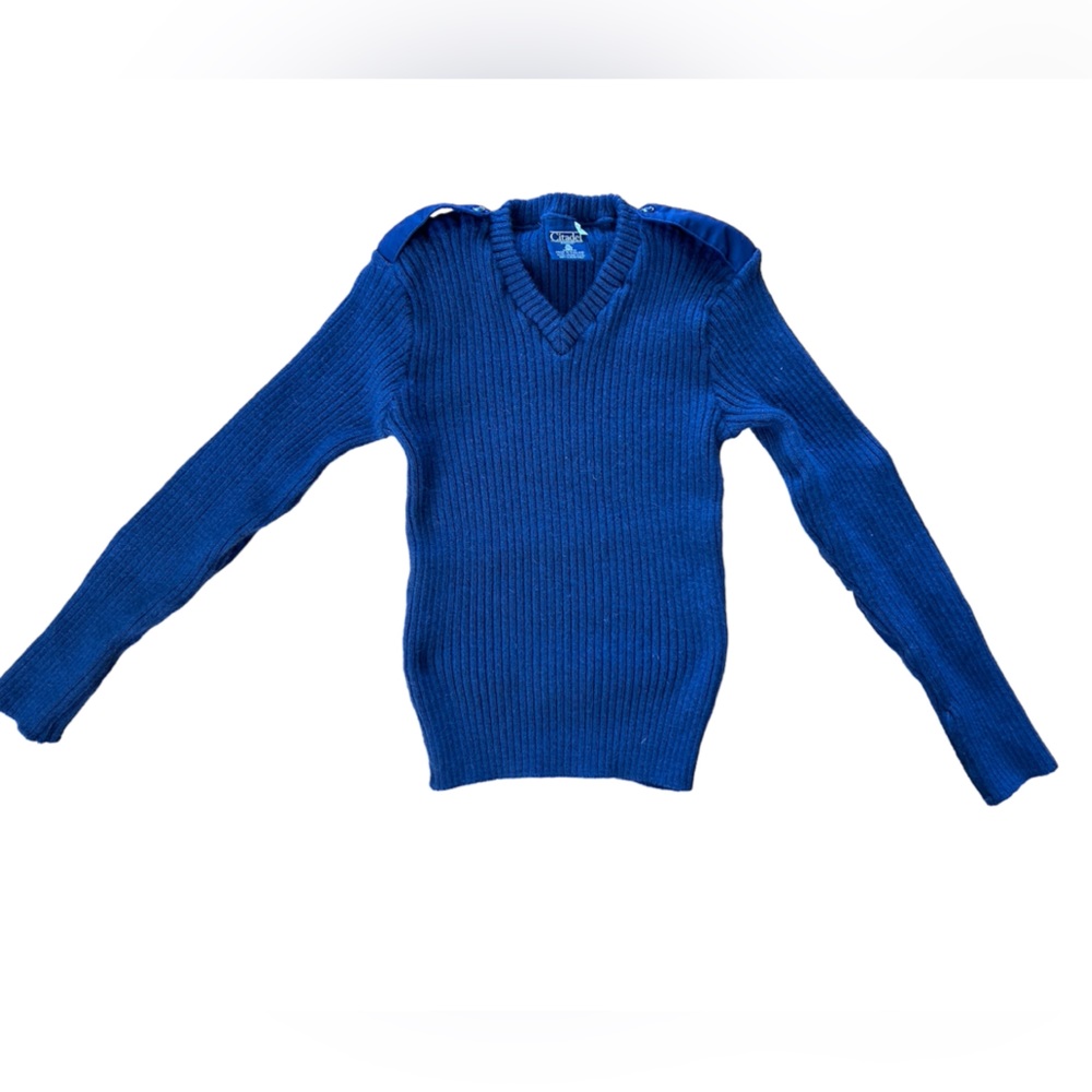 Citadel Ribbed Military Pullover, 100% virgin wools, size 44/ large